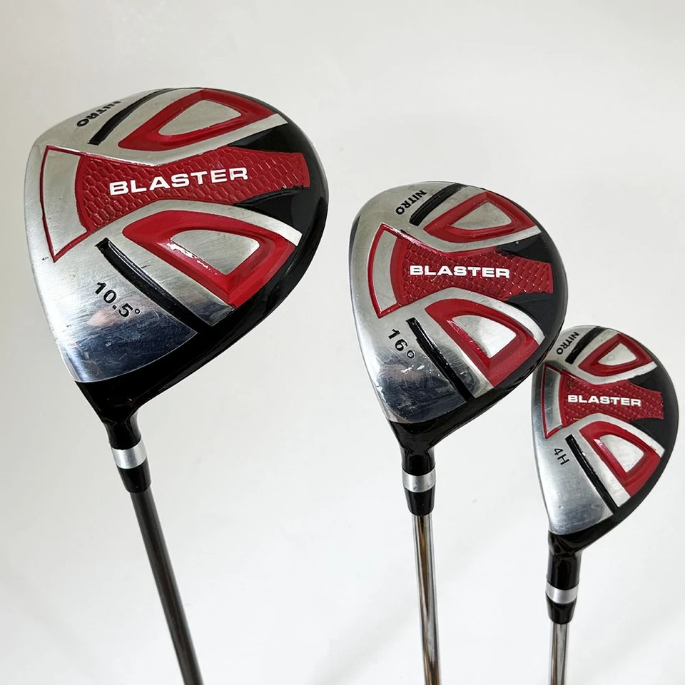 DEMO Left Handed Nitro Golf Blaster masculino 13 peças conjunto completo aço regular - Imagem 2 de 4