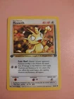 Pokemon Card - Meowth 1st Edition Team Rocket 62/82 Common