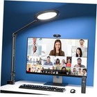VERSKI Desk Lamp LED With Remote Control for Video Conferencing, Zoom Black