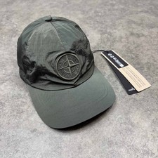 Berretto da baseball Stone Island Musk verde econil nylon metallo