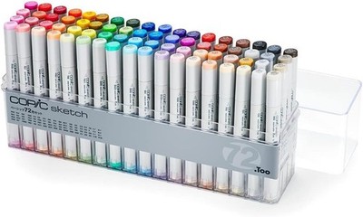Too COPIC Sketch Basic 72 Colors set Colored Marker New