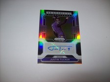 Justin Tucker 2021 Prizm #SS-JT Sensational Signatures #10/99 Auto Free Shipping
