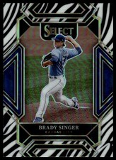 2022 Panini Select #235 Brady Singer Zebra
