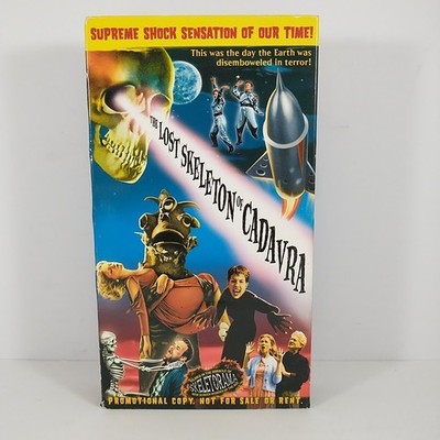 The Lost Skeleton Of Cadavra VHS Rare Horror Comedy Spoof