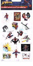 Spider-Man-Sticker Sheet Set-30 Stickers Double-Sided Licensed-New