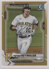 2021 Bowman Chrome Gold Refractor 8/50 Bryan Reynolds #92 0c6