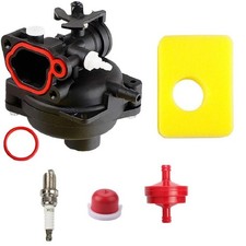 Carburetor Kit For Qualcast Xss41d Garden Push Rotary Petrol 125cc Lawnmower