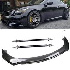 For Infiniti G37s Coupe Carbon Fiber Front Bumper Lip Splitter Spoiler Body Kit