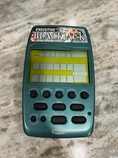 Vintage Radica Executive Blackjack Handheld Electronic Game Works