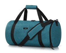 MIER Small Gym Duffle Bag with Shoe Compartment  Wet Pocket, 24L, Green