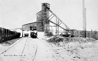East Cuba Coal Mine Illinois IL - Reprint