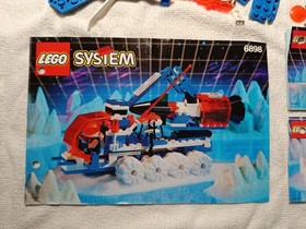 Lego SPACE ICE PLANET 6898 Ice-Sat V + 6834 Celestial Sled + 6814 Ice Tunnelator