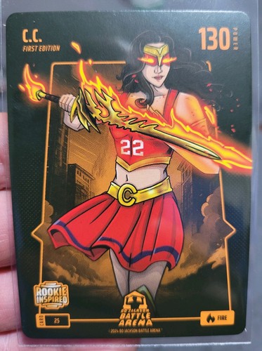 2024 Bo Jackson Battle Arena Alpha First Edition `C.C.` Caitlin Clark Fire Base