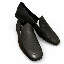 Frye NWT Claire Venetian Black Flat Loafers L...