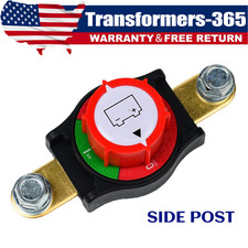 Heavy Duty Battery Disconnect Switch Side Post 12v-48v 275a Car Truck Rv