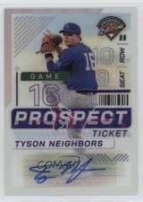 2024 Panini Prospect Edition Silver Prizm Signatures Tyson Neighbors Auto 0bt4