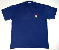 Men's Vintage 90s Dallas Texas T-Shirt Embroidered Logo Made in USA Sz L