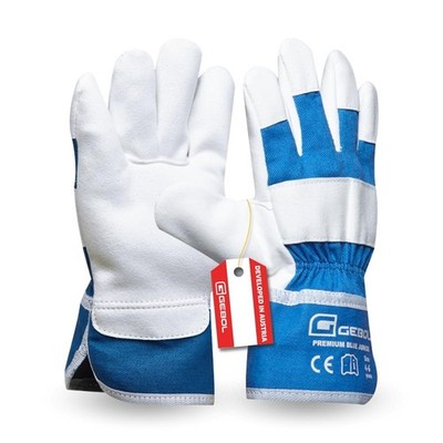 Gebol Premium Blue Junior, 1 Paar Arbeitshandschuhe für Kinder, 