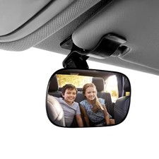 Baby Car Mirror, Car Seat Mirrors, Wide Angle Convex Clip-on Mirrors, 1PCS