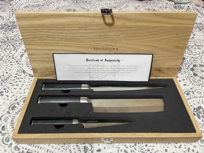 Kamikoto Kuro Series Santoku Chef's Knives Black Steel