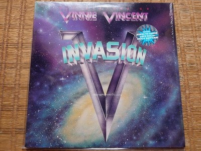 Vinnie Vincent Invasion All Systems Go LP US Chrysalis Hype Sticker Collector's