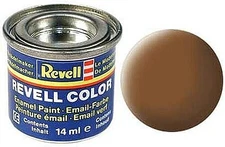 Revell-Germany 14ml. Enamel RAF Dark Earth Mat Tinlets - Hobby and Model Enamel