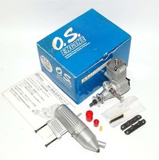 O.S. MAX-46LA-S 7.64cc 2-stroke glow engine with muffler for control line, used