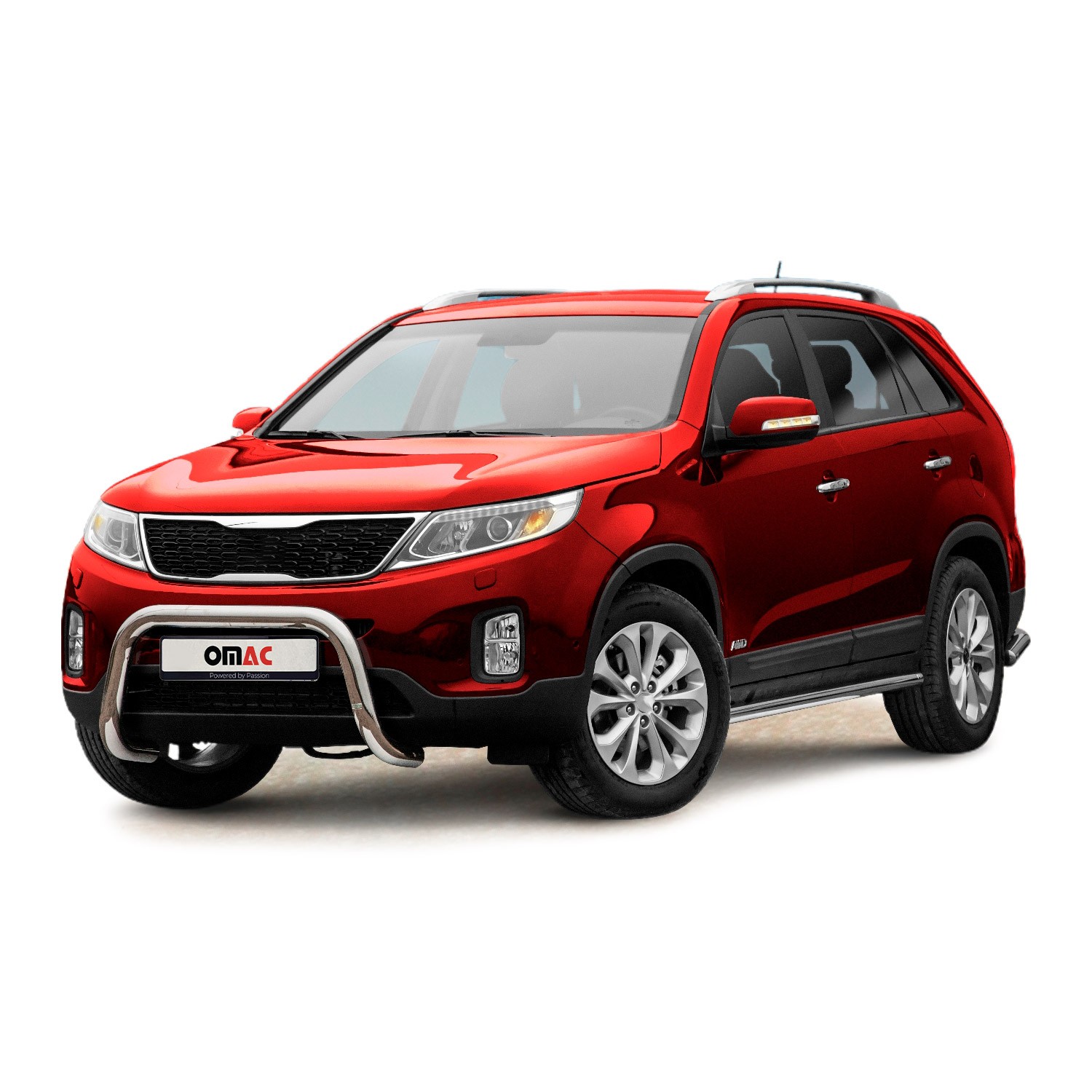 Pare-buffle Kia Sorento 2012-2015 acier inoxydable argenté pour voyages et sorties outdoor