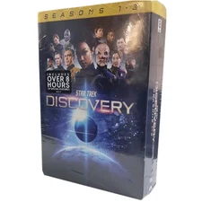 STAR TREK DISCOVERY SEASONS 1 - 3 ( DVD, 12-Disc Box Set ) New Sealed