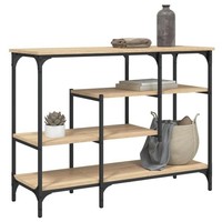 Konsolentisch Mit Ablagen Sonoma-Eiche 100X35X75 Cm