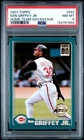 144781568 Ken Griffey Jr 2001 Topps #593 Home Team Advantage PSA 8