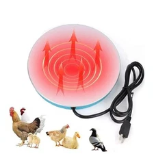 Poultry Waterer Heated Base, Chicken Water Heater for Winter Pet Metal Heated A