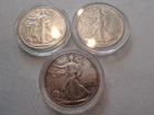 Walking Liberty Half Dollars-3 "AU/BU" Coins