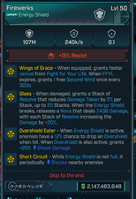 Borderlands 4 • MODDED • Scudo 107m Fuochi d'artificio perlescenti • Lvl 50 • PS PC XB