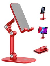 Phone Stand, Adjustable Height and Angle Foldable Cell Phone Stand Holder for...