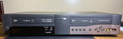 Go-Video DDV3110 Dual Deck Hi-Fi VHS Video  Recorder VCR TESTED WORKS No Remote!