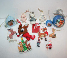 Lot Of 13 Rudolph Island Of Misfit Toys Small Figurine Ornaments 1.5"-4" H Lot 1