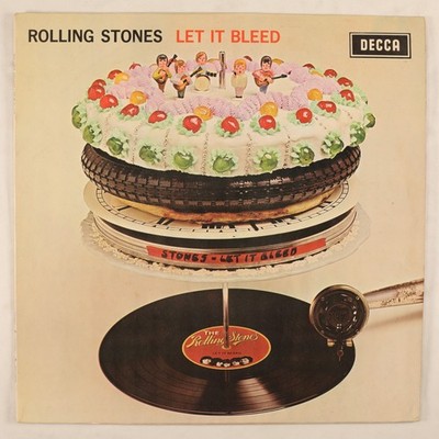 ROLLING STONES - LET IT BLEED - 1970 UK VINYL LP ALBUM REISSUE STEREO - VG+/VG+