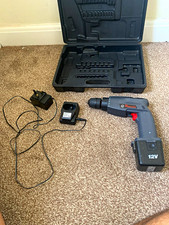 NISID 12V Cordless Drill 10mm 30Nm 600RPM Battery Charger Case Spares Repairs