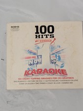 100 Hits Presents No.1s Karaoke CD G Set MISSING A DISC Used - Good Condition