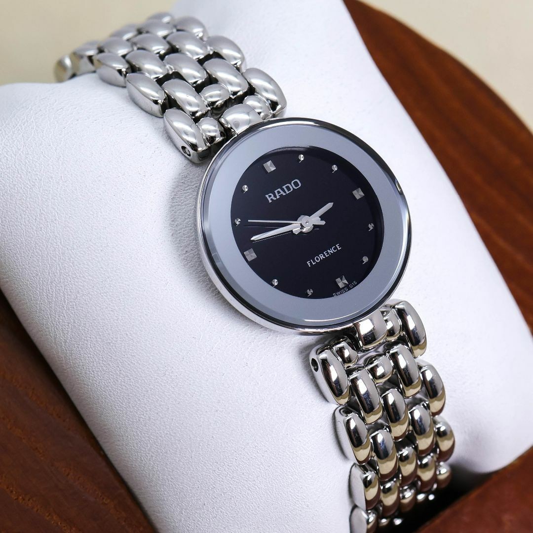 Rado Florence Quartz Watch Round Steel Bracelet in Excellent Pre-Owned Condition