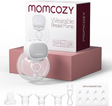 Momcozy S9 Pro Upgraded Wearable Breast Pump, Hands-Free Design with Extended Ba