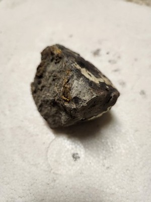 Rare LARGE WHOLE Lightly Fusion Crusted Heavy ''Metallic'' Meteorite 1lb7oz