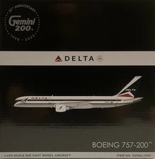 Gemini Jets 1:200 Delta Air Lines Boeing 757-200 N607DL Widget Livery