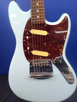 Squier FSR Classic Vibe Mustang Electric Guitar Blue with Soft