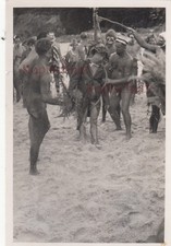 vecchia fotografia donna uomini nudisti spiaggia Sylt 1967 ca (n.13)