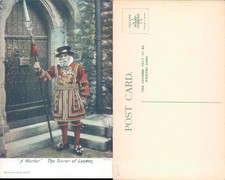 A Warder The Tower of London Middlesex England Werner Series Landmark Guard