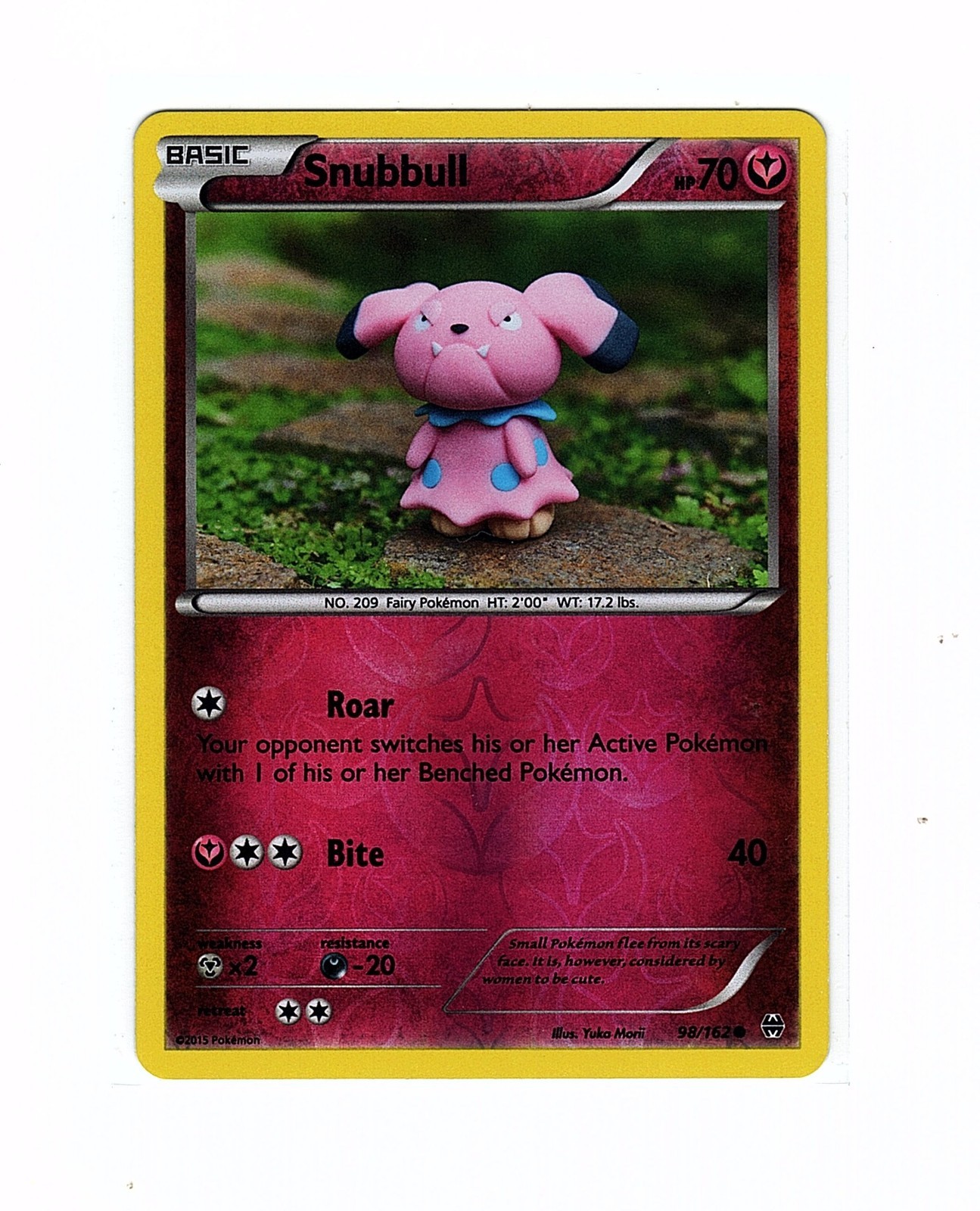 Snubbull 98/162 Breakthrough Reverse Holo - Pokemon Card NM
