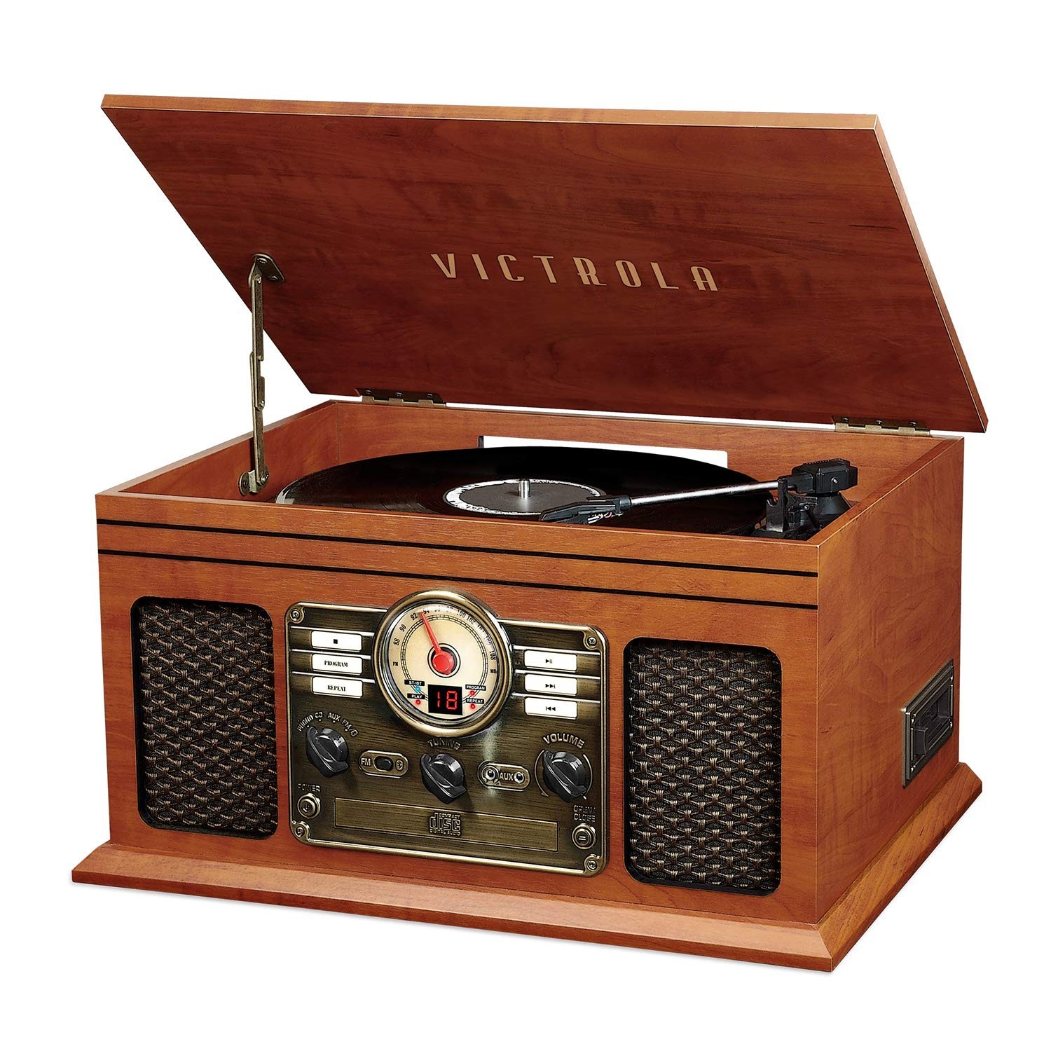 Victrola Ashford &ndash; 3-Speed Belt Driven Bluetooth Record Pl