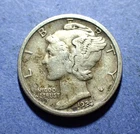 1924-S Mercury Dime  VF+